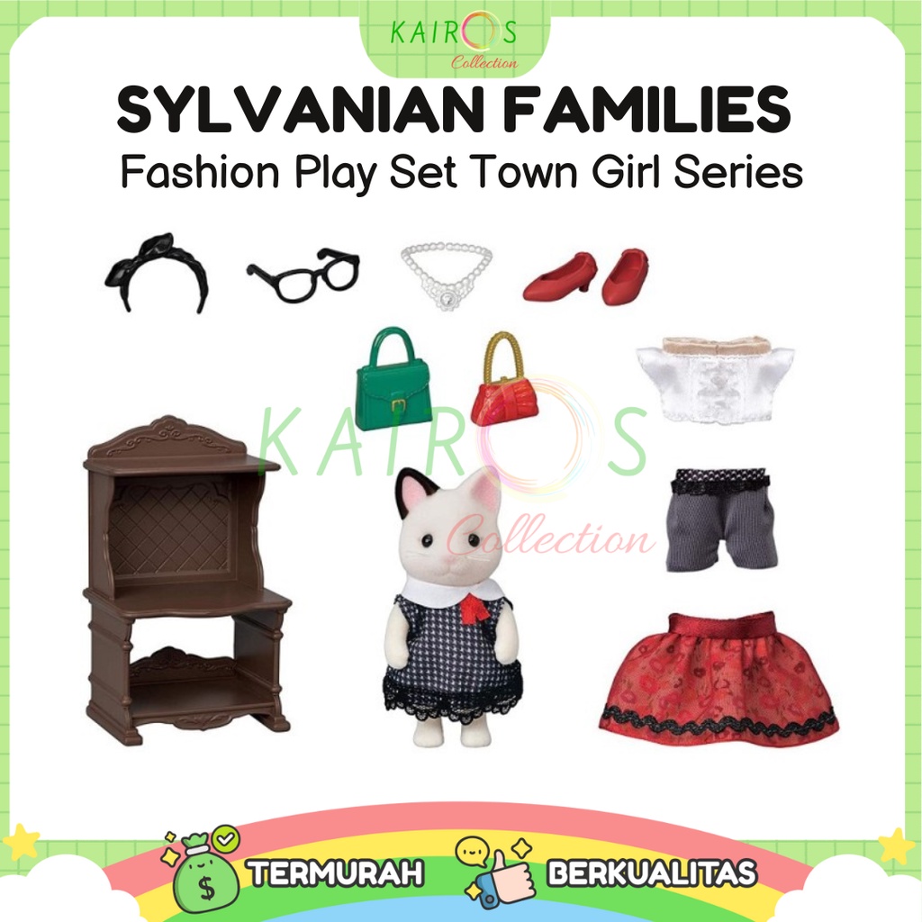 Sylvanian Families Fashion Play Set Town Girl Series Tuxedo Cat Over 140 Styles