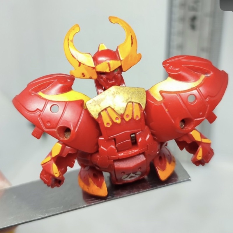Mainan Bakugan Krakix Pyrus Gundalian Invaders Loose Original Sega