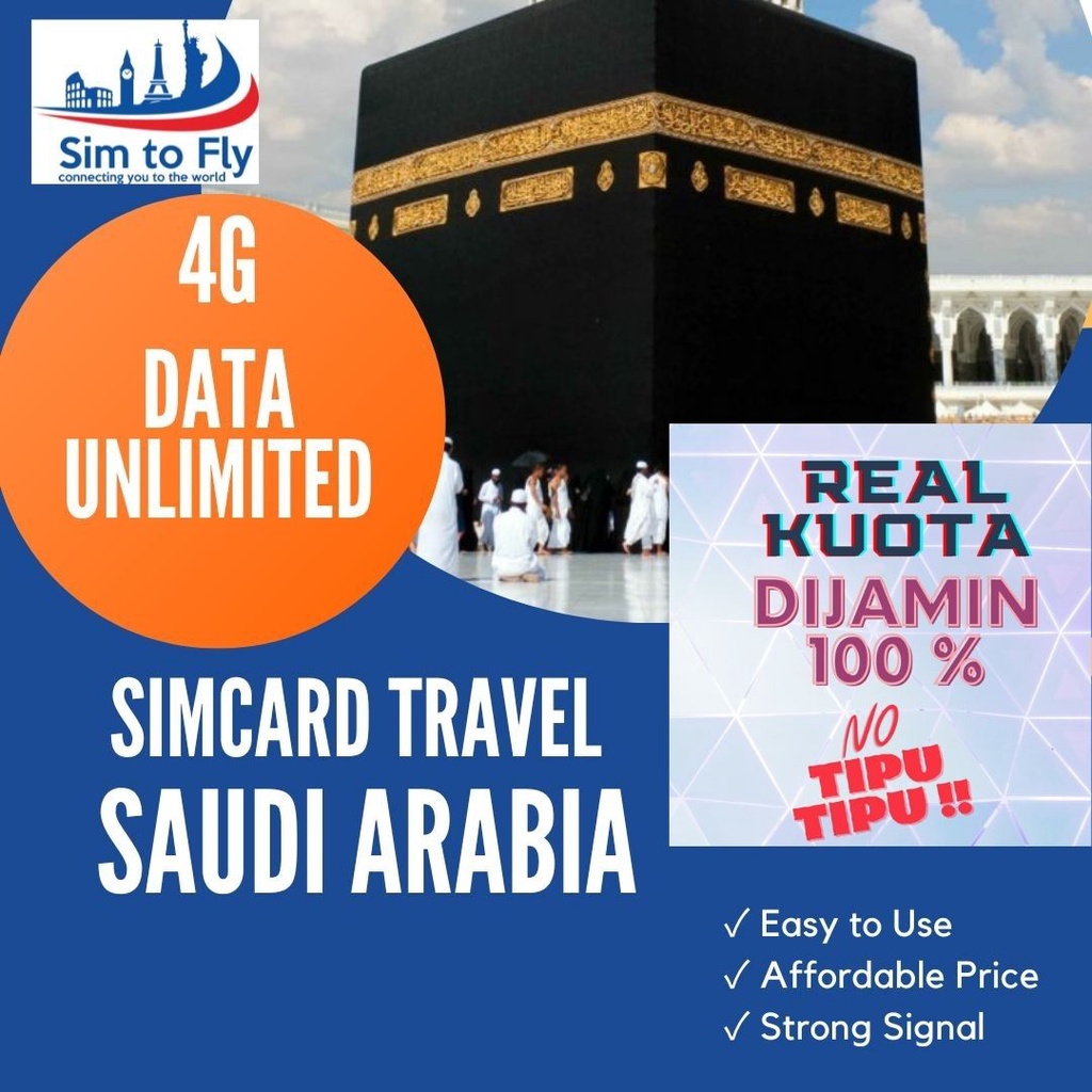 Sim Card Umroh Saudi Arabia Premium Option ( Simcard Umroh Saudi Arabia )