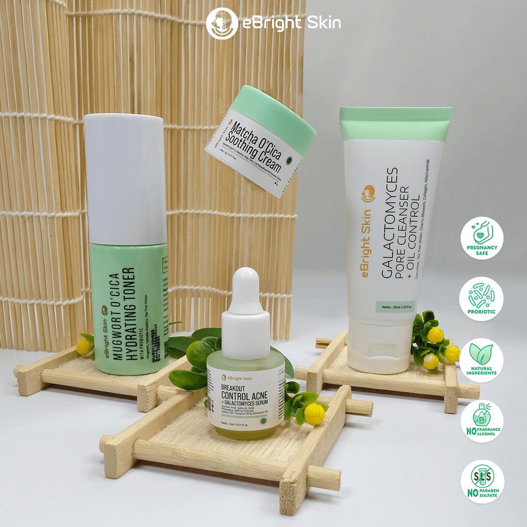 eBright Skin Paket Anti Acne - Inflamed Acne Basic Travel