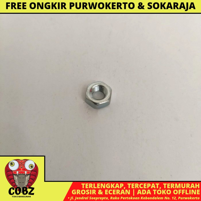 M 6/ NM MUR NUT 6 MM PER PCS