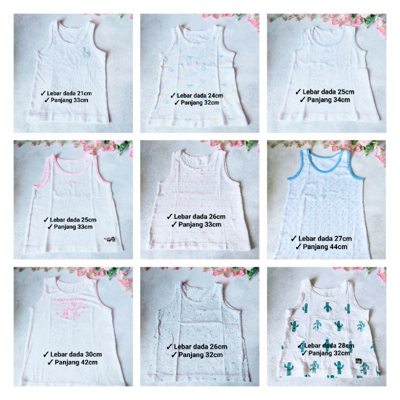 Preloved Kaos dalam / singlet anak