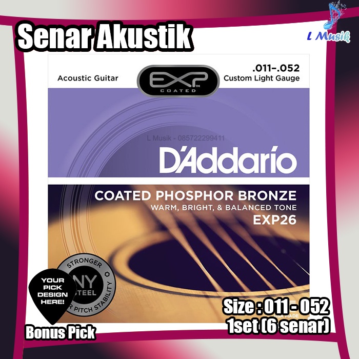 EXP ORIGINAL SENAR GITAR D ADDARIO AKUSTIK BRONZE-ACOUSTIC GUITAR STRINGS