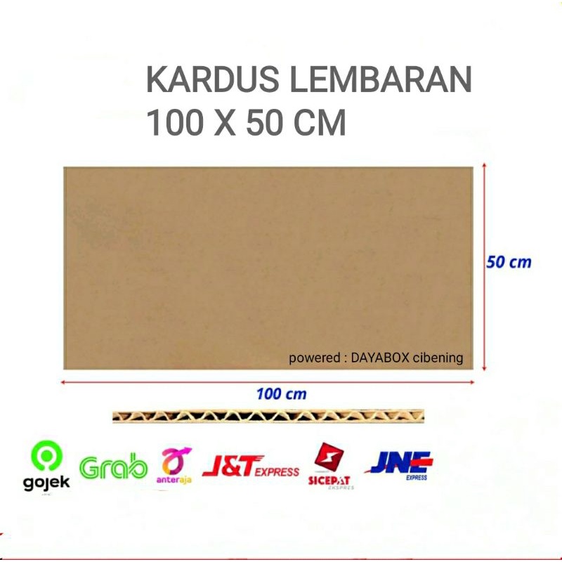 

KARDUS LEMBARAN BARU 100X50 CM KARTON SHEET PACKAGING