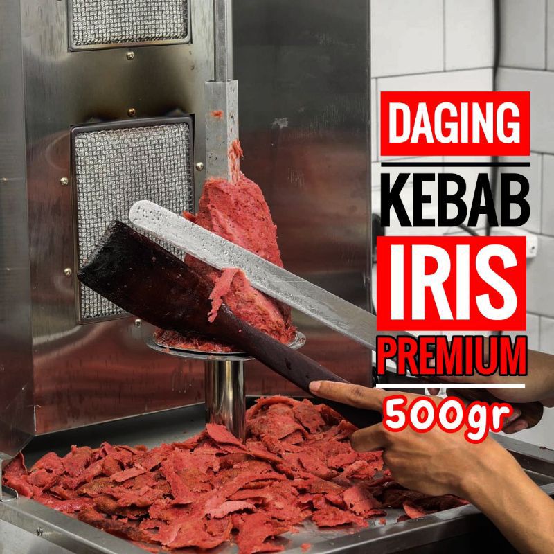 

Daging kebab Iris 500gram