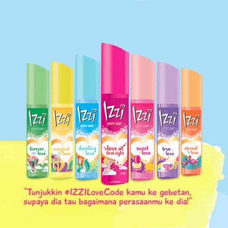 Ningrum - IZZI Body Mist Spray Cologne 100ml | Eau De Parfume Spray Parfum Wanita Wangi Tahan Lama Original BPOM - 7801