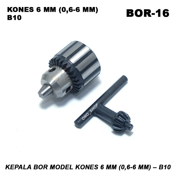 Kepala Bor Model KONES 6 mm (0,6-6 mm) B10 onosh00 Ayo Order