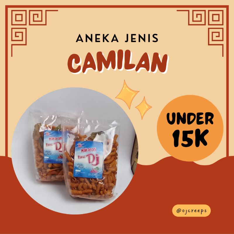

Camilan MAKARONI PEDAS DJ