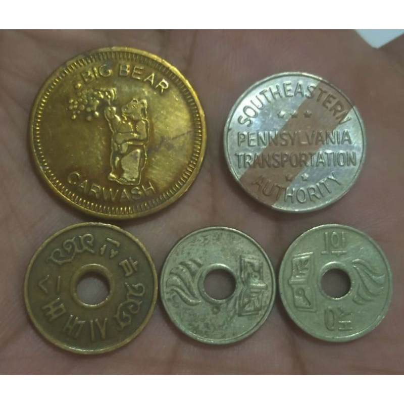 Koin Token Unik Dan langka 5 Keping