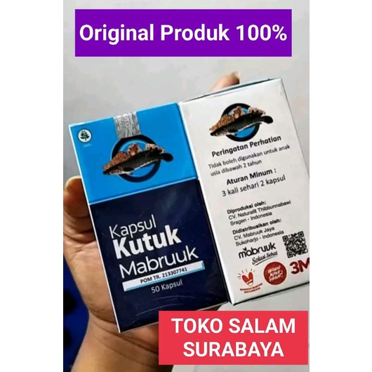 Kapsul Kutuk Mabruuk Mabruk | Kapsul Extrak Kutuk (Ikan Gabus) Mabruuk