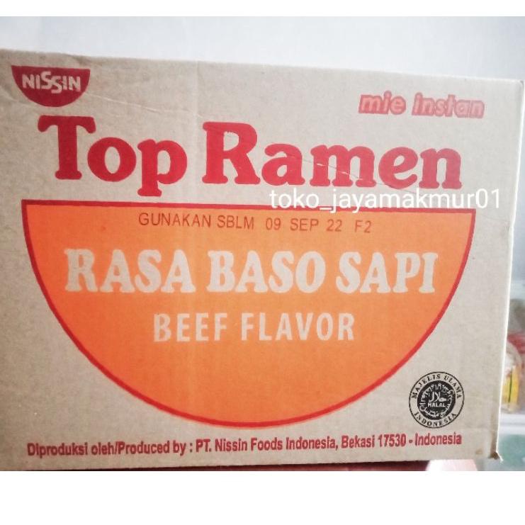 

⚡COD⚡ MIE TOP RAMEN 1 Dus Mi Instan MIE JaduL Berkualitas 32gr (isi 40pcs)