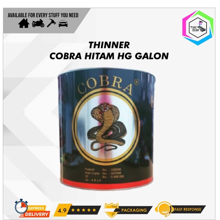 Thinner Thinner Cobra Hitam Galon