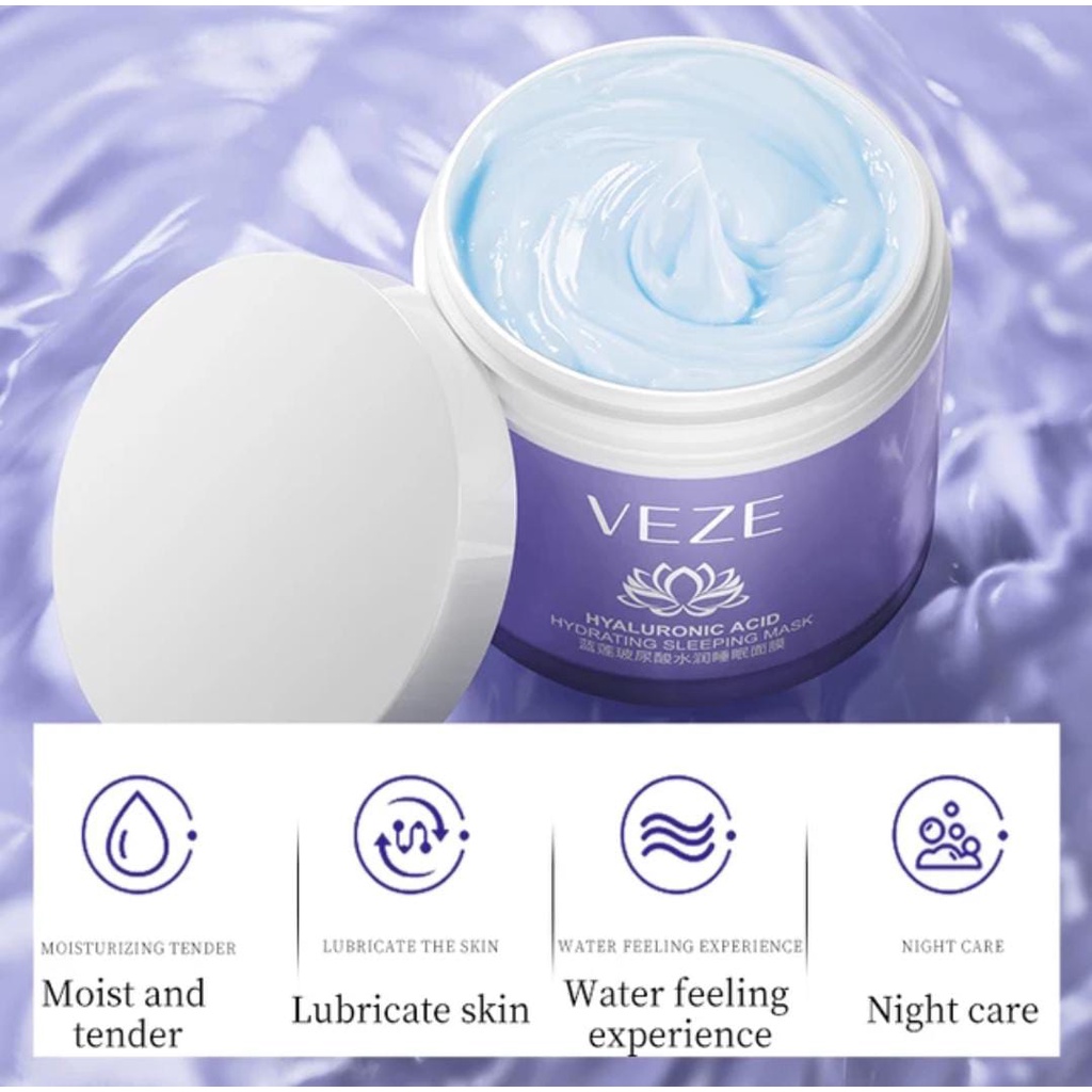 Veze Masker Tidur Asam Hialuronat 100 Gram CJR