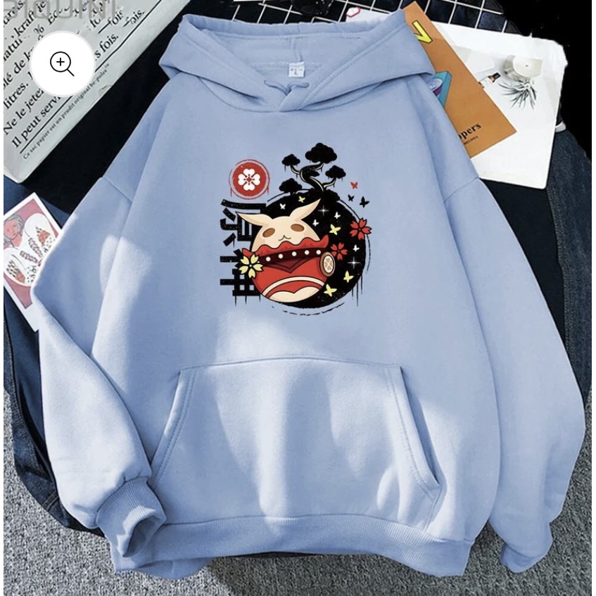 Klee anime Jumper Hoodie II  Sweater Hoodie Trendy II Sweter Oblong Topi Sz M - XL ( Pria &amp; Wanita / Anak &amp; Dewasa )