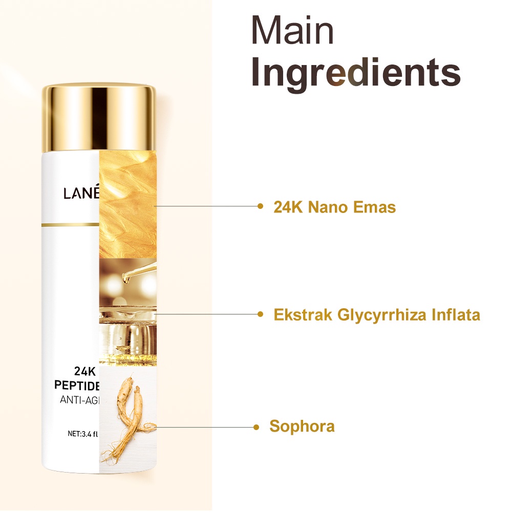 (READY &amp; ORI) LANBENA 24K GOLD PEPTIDE TONER LB5798 5798