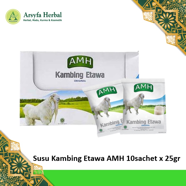 

Susu Kambing Etawa AMH Rasa Susu Jahe & Rasa Original