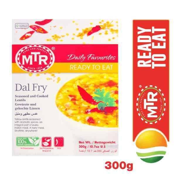 

⭐BISA COD⭐ Makanan India MTR Dal Fry Ready To Eat 300g/Halal/Instan/Import
