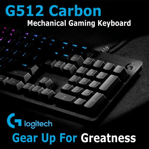 Keyboard Logitech G512 Carbon Lightsync RGB - Gaming - Mechanical Ori