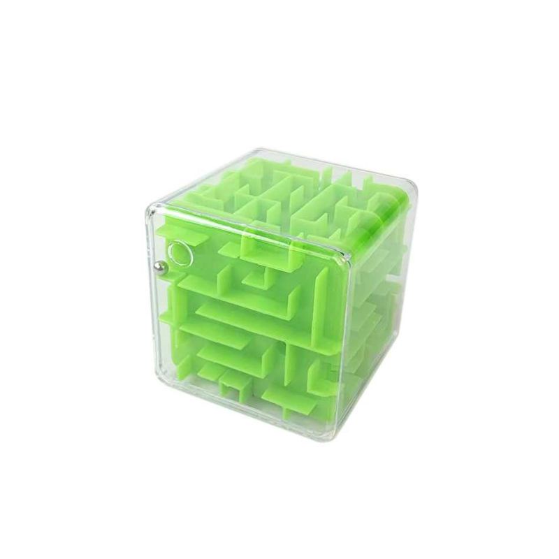 UainCube 3D Maze Labyrinth Speed Puzzle Cube - 6173 Hijau Mainan Anak Edukasi Melatih Kecerdasan Otak dan daya ingat bisa untuk Kado Hadiah present