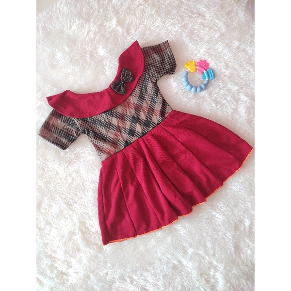 Baby Dress Korean Style Lengan Pendek