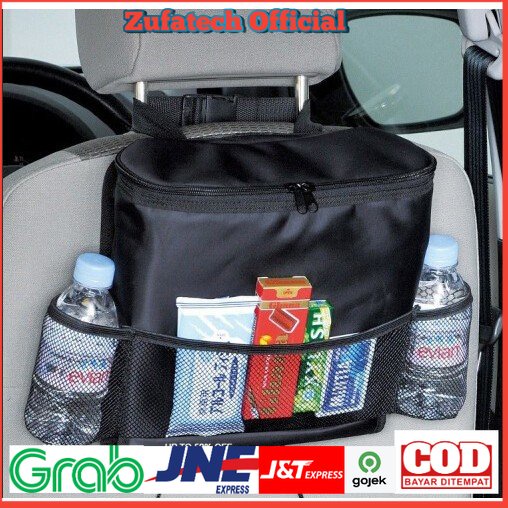 KAWOSEN Tas Keranjang Pendingin Kursi Mobil Back Seat Storage 9L Oxford - ST-F38 - Black