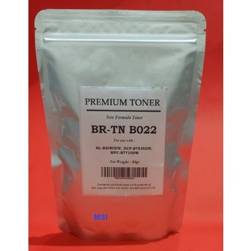 Termurah Bubuk Sebuk Toner cocok untuk BRO TN B022 Sekali Refill