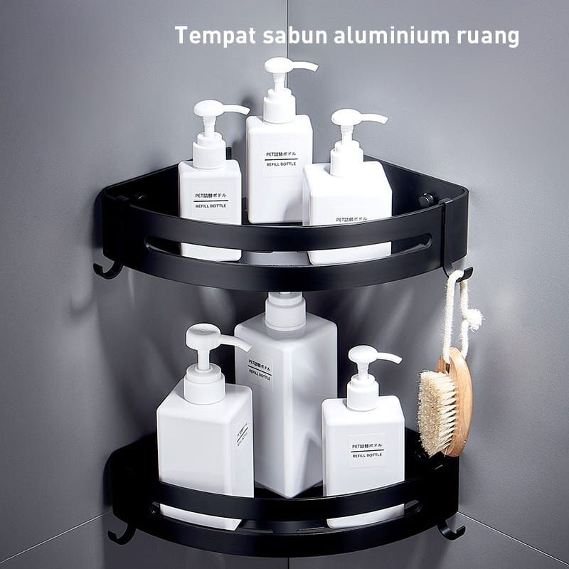 Rak Sudut Serbaguna / Rak Sudut Kamar Mandi Dapur / Rak sudut dapur