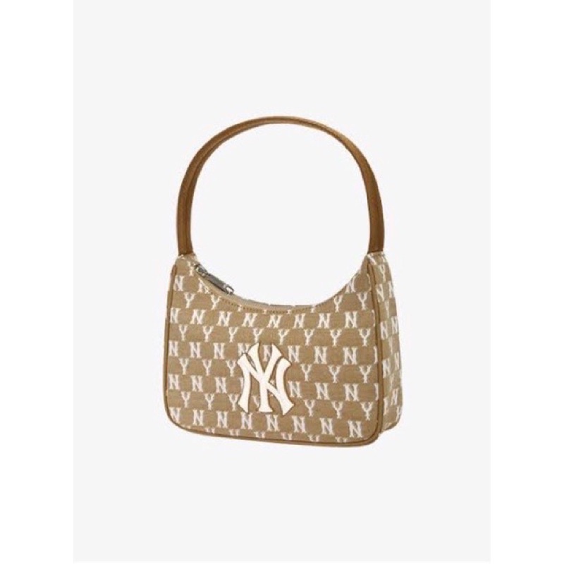 ((NEW IN)) TAS MLB NY JACQUARD HOBO BAG MONOGRAM / TAS BAHU NY MLB / TAS SELEMPANG NY MLB / TAS WANITA / TAS KEKINIAN / TAS PERGI / SLINGBAG WANITA / SLINGBAG NY MLB