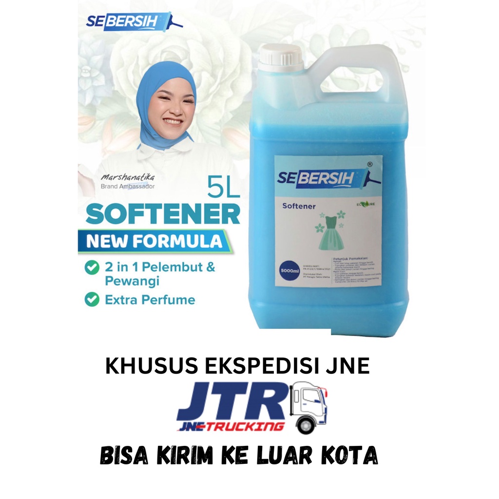 SEBERSIH Softener Pewangi Pelembut Pakaian 5 Liter Khusus Regular JNE