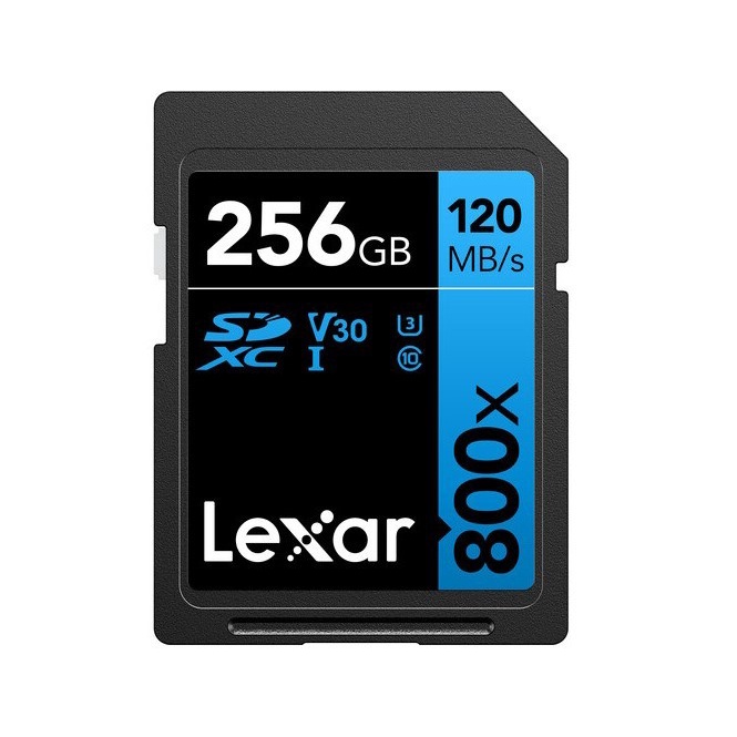 Lexar High Performance SDXC / SD Card 256Gb 120MBps 800x