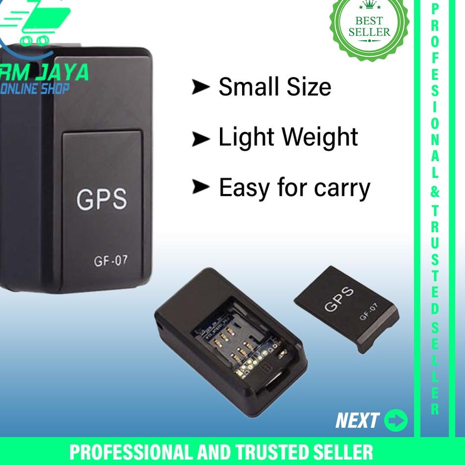 (V-G7G-➸) GPS-GF07 Alat Traker Location Mini GPS GF07 Pelacak Kendaraan Bermotor Bisa Sadap Suara da