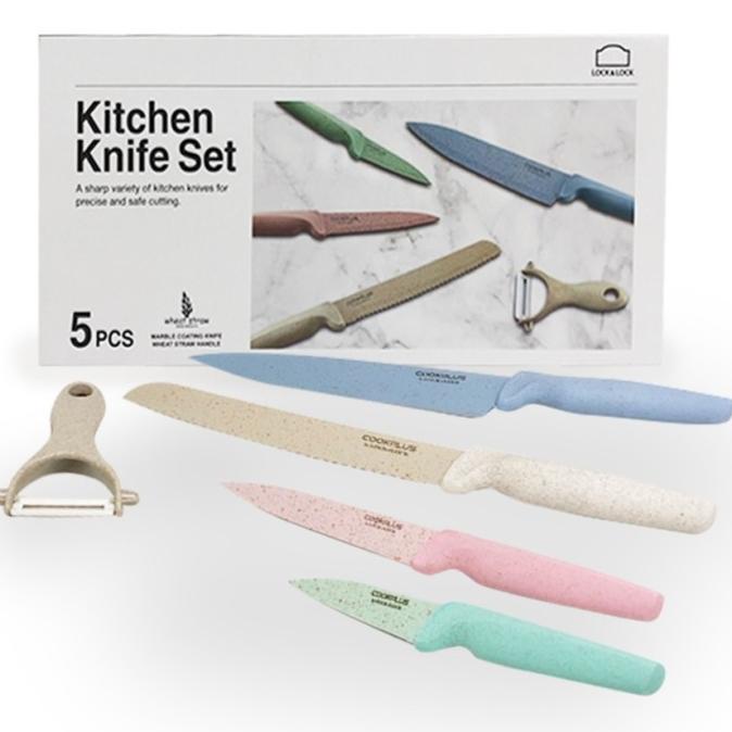 LOCK&LOCK EXCLUSIVE COOKPLUS 5 PCS KNIFE SET - LOCK&LOCK KITCHEN KNIFE