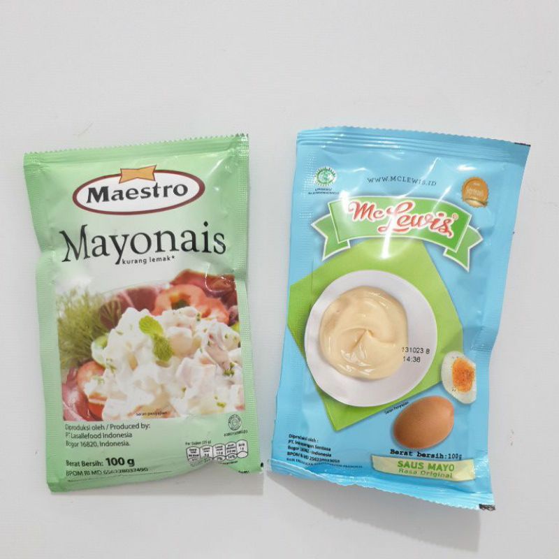 

maestro mayonais 100 gram / mc lewis 100 gram