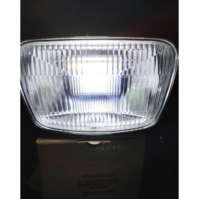 Reflektor Lampu Depan Rx-King New Batok Hitam Daymaker Kualitas Terbaik