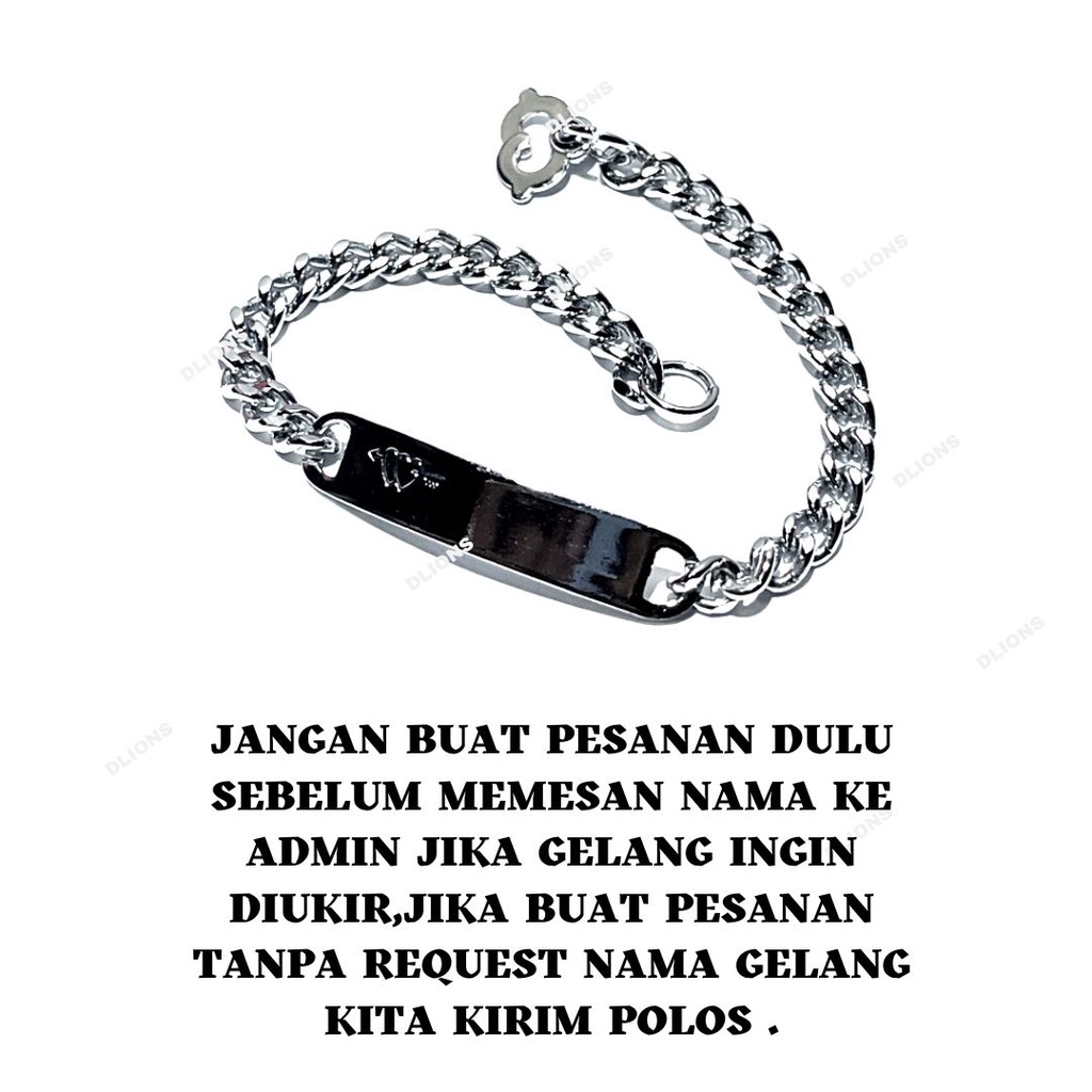 GRATIS UKIR NAMA !!!GELANG NAMA,GELANG PASANGAN UKIR NAMA,GELANG COUPLE,HARGA SATUAN, CHAT ADMIN UNTUK MEMESAN NAMA YANG INGIN DIUKIR DIGELANG,