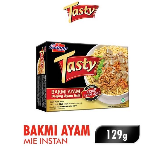

り Mie Sedaap Tasty Mie Instan Bakmie Ayam 129 gr ☇