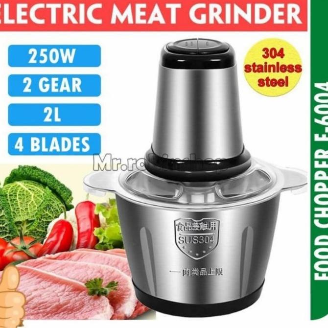 FOOD CHOPPER VIPOO SUS 304 F-6004 STAINLESS