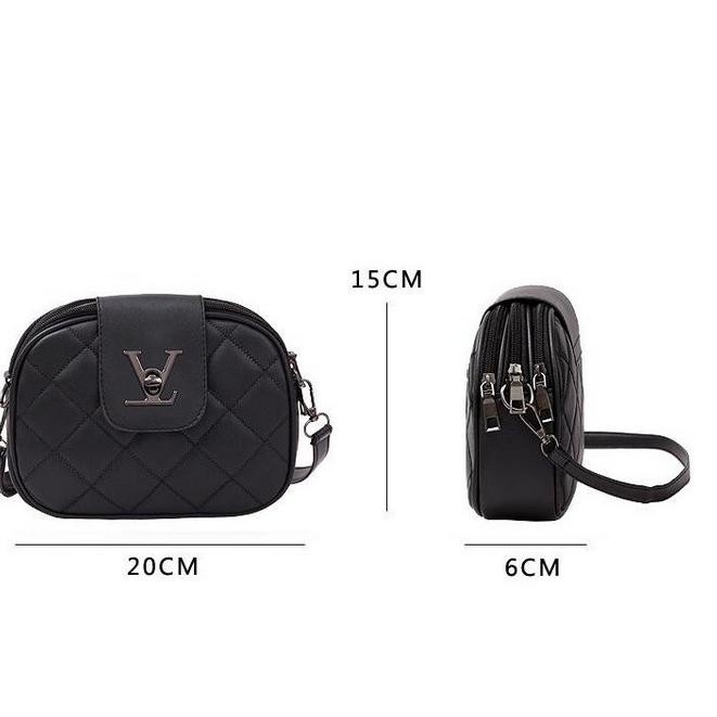 tas selempang wanita import termurah mini messenger bag hita louisV