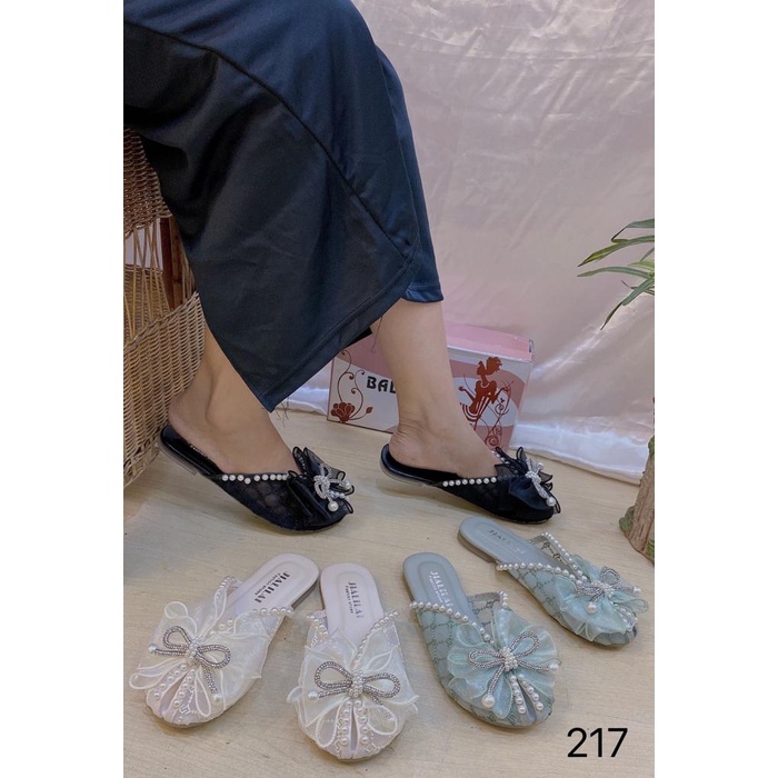 217 sandal slop kekinian balnani import