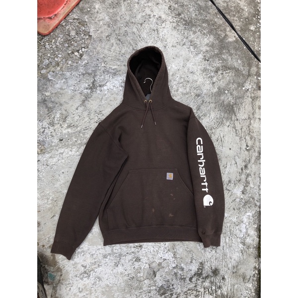 Carhartt hoodie dark brown