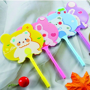 ♚𝐓𝐒 𝟗𝟎𝟗♚Pulpen Kipas Karakter Bear Pena Kipas Motif Beruang Souvenir Lucu