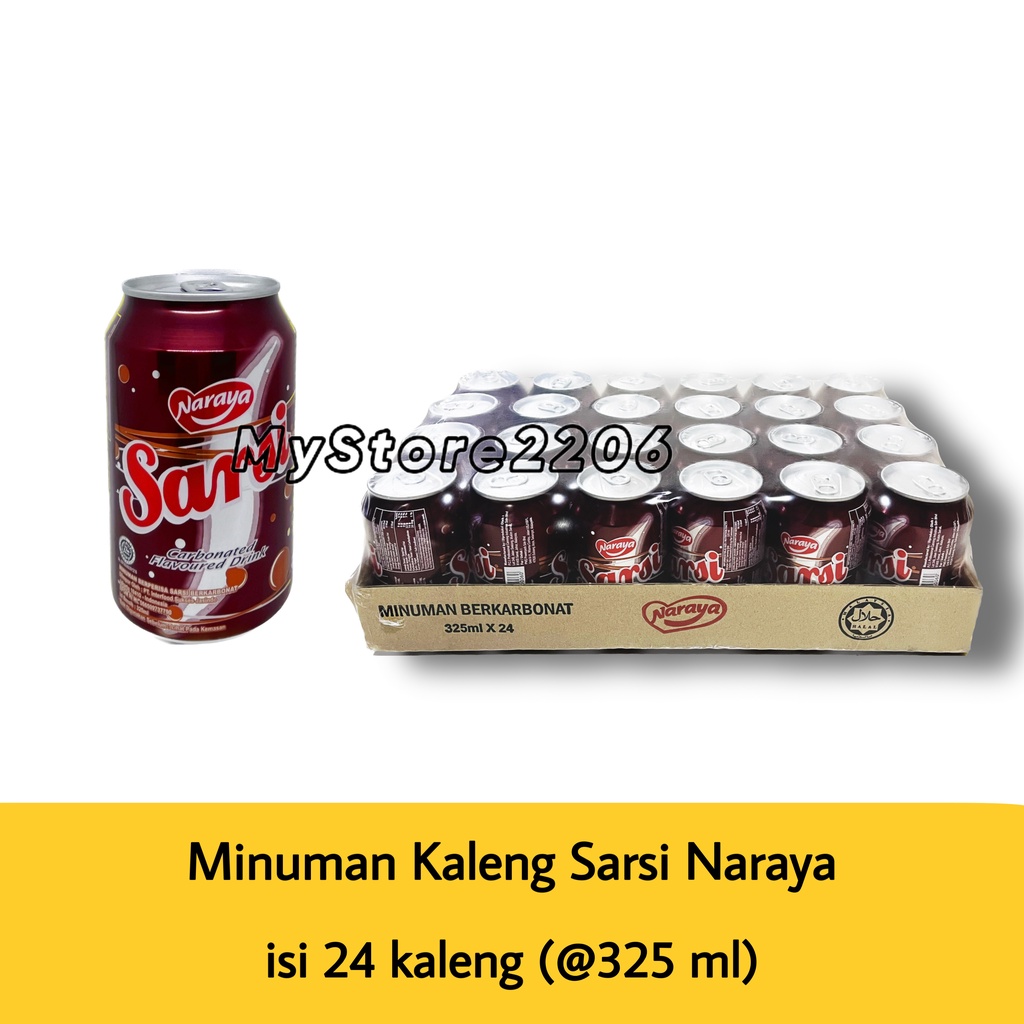 Jual Minuman Kaleng Soda Soft Drink Rasa Sarsi Sarsaparila Merek