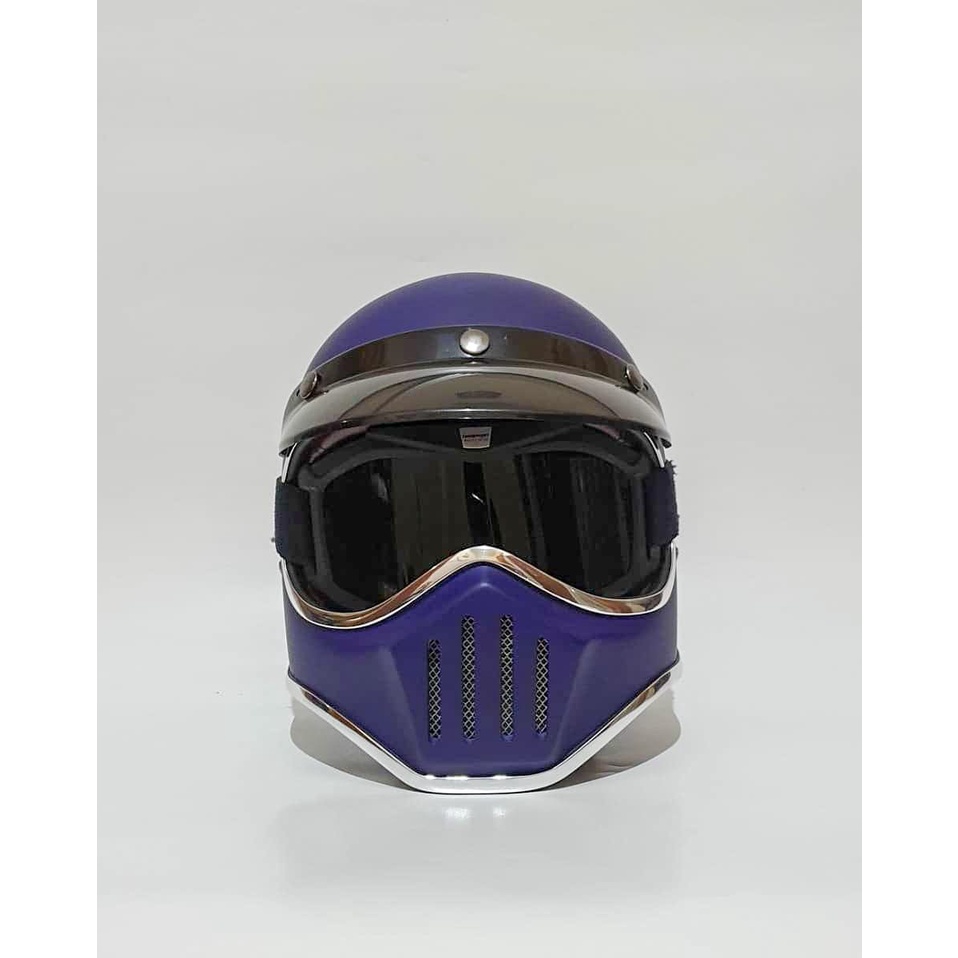 HELM CAKIL CUSTOM WARNA NAVY DOFF