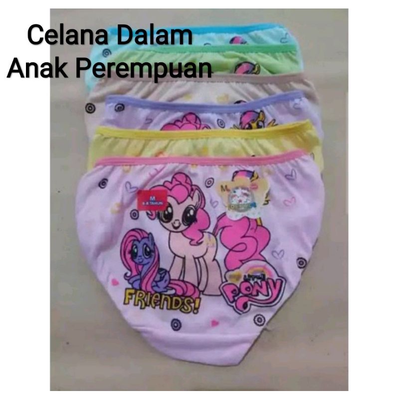 Celana Dalam Anak Perempuan CD Cewek Katun Karakter Murah Lusinan Tokozifa25