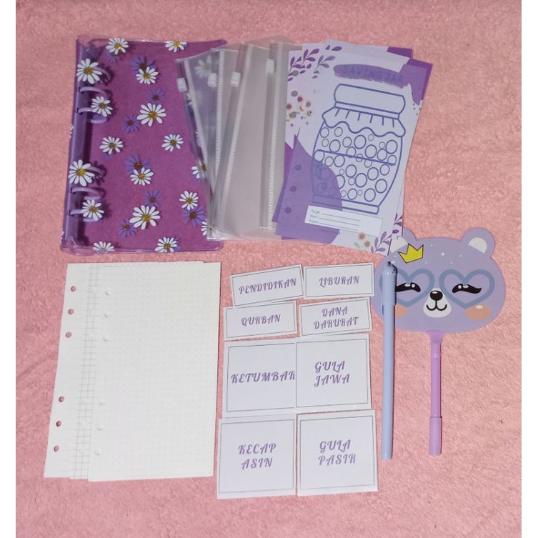 

CHALLENGE/ SAVING JAR/ PAKET BINDER DAISY