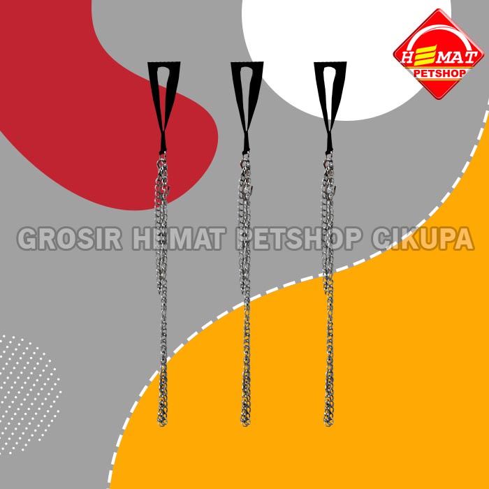 Tali Rantai Tuntun Harness Anjing Besar Semua Jenis Besi