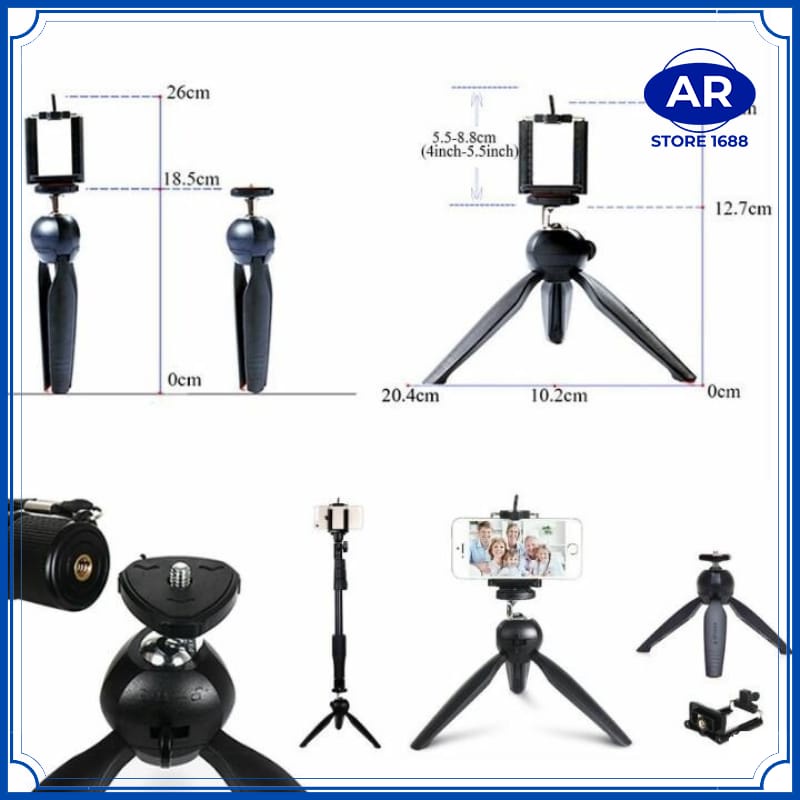 TRIPOD YUNTENG YT228 - TRIPOD YUNTENG MINI YT-228 FREE HOLDER U