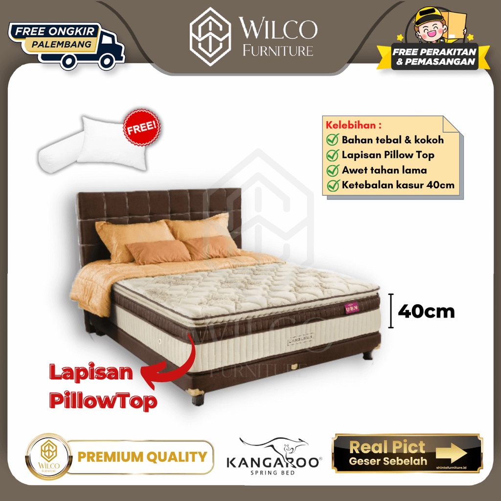 Kasur Springbed Kangaroo Canberra / Matrass Kangaroo Canberra - Matras Aja, 120x200