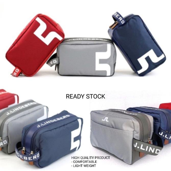 Tas golf pouch j lindeberg bag j.lindeberg