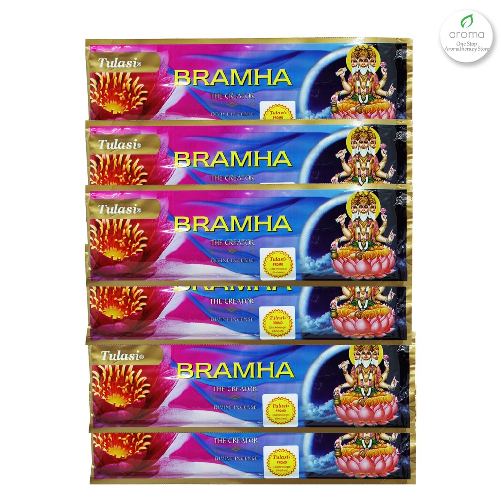 Dupa India (Aromaterapi) Pouch Plastic - Tulasi Brahma 35 Sticks